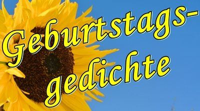 Geburtstagsgedichte